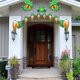 thumbnail image 4 of Decoraciones de cara de monstruo de Halloween, ojos grandes, colmillos, fosas nasales, decoraciones para puertas de garaje de Halloween, arco al aire libre, ventana, coche, decoraciones para fiestas, 4 of 8