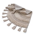 thumbnail image 5 of Alfombra de baño Savi Home de algodón en media luna 56 x 91 cm beige, 5 of 5