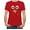 Red, variant on Tstars Turkey Face Shirt Funny Thanksgiving TShirt for Men Medium Black