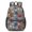 Baseballs and Bats Light Gray Pattern, variant on Baseballs and Bats Light Gray Pattern 17" Waterproof Oxford School Backpacks for Teens, S-Shape Padded Straps, for School, Travel, Hiking, Camping