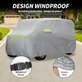 thumbnail image 3 of Unique Bargains Car Cover for Suzuki WagonR Aluminum Film,Cotton Outdoor Full Car Cover All Weather Waterproof Windproof Sun Protection with Driver Door Zipper, 3 of 6
