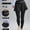 Black, variant on Sports Skirts with Leggings Running Golf Tennis Skirts Women's Activewear