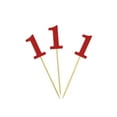 thumbnail image 3 of Darling Souvenir One First Birthday Number Cupcake Toppers Birthday/ Anniversary Party Dessert Decorations - Pack Of 40, 3 of 3