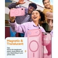 thumbnail image 4 of Funda de Aire Magnética Mate a Prueba de Golpes, Rosa, iPhone 17 6.5", 4 of 7