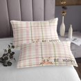 thumbnail image 3 of Erosebridal Geometric Buffalo Quilt Sets for Queen Size Bed,Floral Flower Bed Set,Animal Rabbit Coverlet Set Queen,Ultra Soft Kawaii Room Decorative,3-Piece, 3 of 5