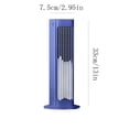 thumbnail image 3 of Portable Bladeless Evaporative Air Cooler - Quiet Tower Fan with Remote, USB-C Rechargeable, Multi-Speed, Compact & Portable for Home, Office, Bedroom, 3 of 5