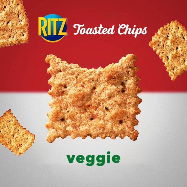 RITZ Toasted Chips Veggie Crackers, Party Snacks, 8.1 oz - Walmart.com