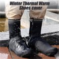thumbnail image 2 of Winter Cycling Shoes Cover Waterproof Windproof Bike Shoes Cover Non-slip, 2 of 8