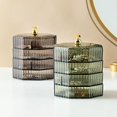 thumbnail image 4 of 2PCS Jewelry Organizer with Handle, 4-Layer Acrylic Jewelry Box, Clear Jewelry Boxes for Women Girls, Make up Earring Organizer, Jewelry Storage Holder, 4 of 10