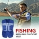thumbnail image 3 of Neries Chaqueta de pesca de verano con bolsillos delanteros Tamaño múltiple CHEIST CHAIST CHEIST WEIST OUTERWEAR VESTIDOS ACCESORIOS AZUL / XL Scienceny OD003201-10, 3 of 7