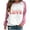 Pink-4, variant on Aofany Valentine's Day Sweatshirt Women Plus Size Pullover Heart Graphic Shirts Casual Long Sleeve Tops