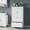 White, variant on LEDREM Bathroom Floor Storage Cabinet, Freestanding Cabinet with 2 Doors 2 Drawers, for Kitchen Living Room Small Spaces,Green