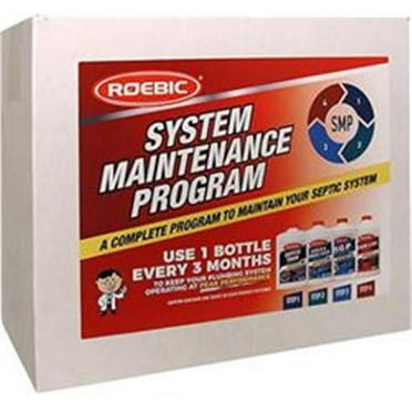 Roebic 32 Oz. Septic Tank Treatment Kit (4-Bottle)