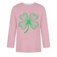 thumbnail image 4 of Wancir Chemises pour Hommes en Liquidation Imprimé de la Saint-Patrick Col Rond Mode Décontractée Manches Courtes Trois-Quarts, 4 of 4
