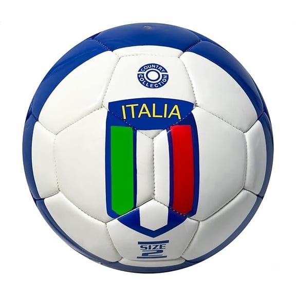 Just 4 Kicks Size 2 Italia Blue/White Soccer Fan Ball