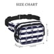 thumbnail image 4 of Fotbe Anchors Cangurera Cuadrada con Estampado de Doble Capa, Bolsa de Cintura Ajustable Mini para Hombres y Mujeres, 4 of 9