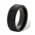 thumbnail image 2 of PalmBeach Jewelry Mens Tungsten Brushed Finish Bevel Edge Wedding Band (8mm), 2 of 6