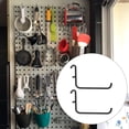 thumbnail image 2 of 2pcs Pegboard Hook Organizer Board Pegboard Shelving Hooks for Garage Organization, 2 of 8