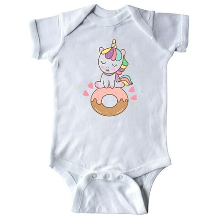 

Inktastic Unicorn Doughnut Gift Baby Boy or Baby Girl Bodysuit