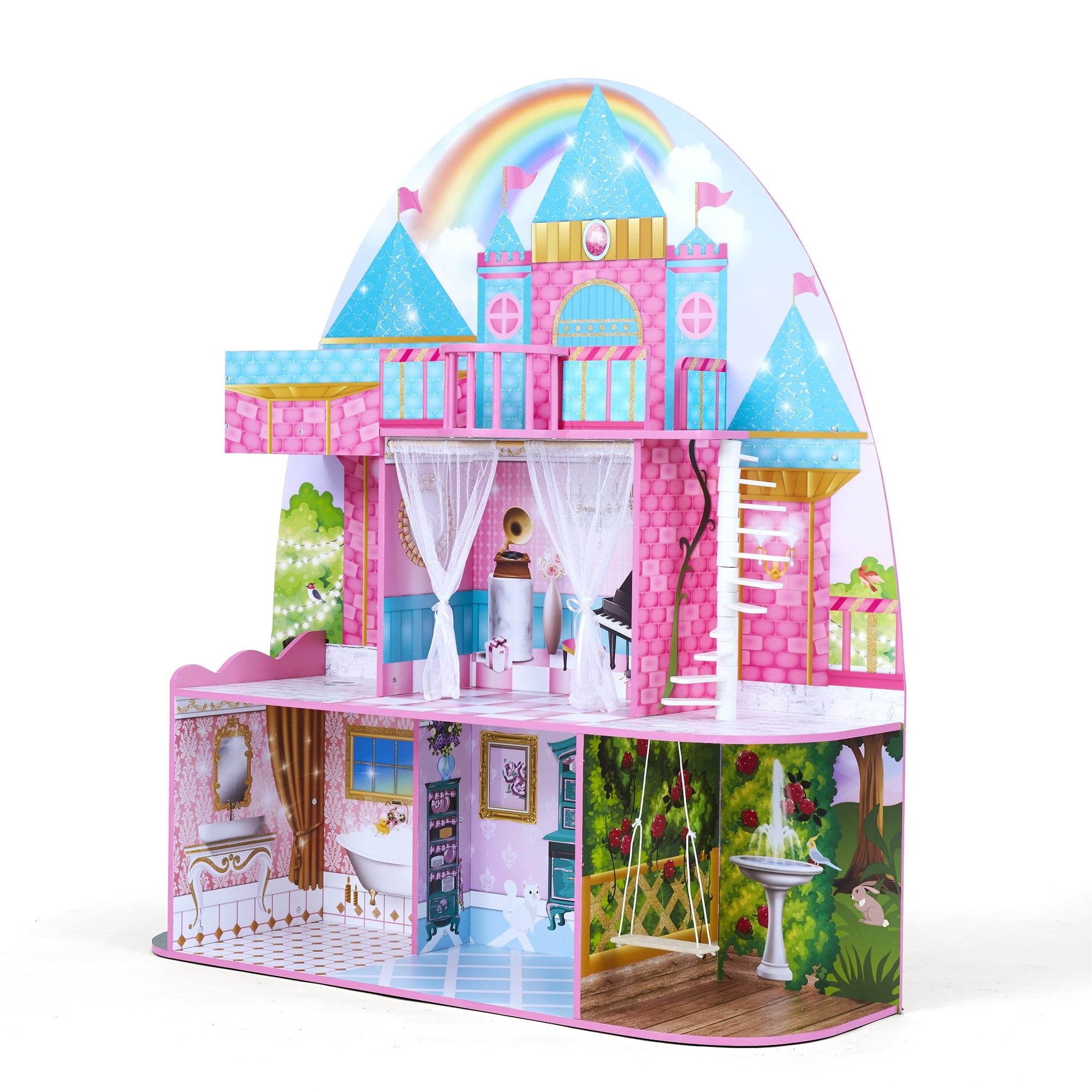 Pink Princess Castle Doll House Olivias Little Liberia Ubuy