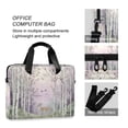 thumbnail image 4 of FORMRS 16" Laptop Bag Carrying Sleeve Case with Handle Travel Shoulder Briefcase, Purple Deer, 4 of 8