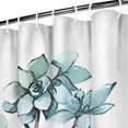 thumbnail image 3 of Waterproof Beautiful Colorful Floral Shower Curtain 72x72 Inch Boho Style Polyester Unique Shower Curtain for Bathroom Hotel Home Decor with 12 Plastic Hooks, 3 of 5