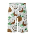 thumbnail image 2 of EHRWE Men's Hawaiian Beach Shorts Summer Digital 3D Coconut Tree Printed Ventilate Shorts Elasticated Waisted Beach Pants With Pockets, 2 of 4