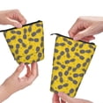 thumbnail image 3 of Lsque Summer Pineapple Pattern Telescopic Pencil Bag Pen Holder Stationery Case, Stand-up Retractable Transformer Bag Organizer, 3 of 6