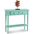 thumbnail image 1 of Leick Coastal Notions Table Console à 1 Tiroir avec Tablette, Vert Kiwi, 1 of 3