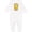 AA-White, variant on Little Ray of Sunshine Cute Smiling Yellow and Orange Sun Baby Romper Coveralls