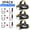 3 pcs, variant on 12000000lm LED Headlamp USB Rechargeable Headlight Head Torch Lamp Flashlight