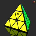thumbnail image 4 of Qiyi XMD V2 Magic Cube Magnetic Pyraminx Magic Cube Smooth Speed Cube black, 4 of 5