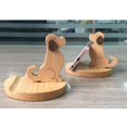 thumbnail image 4 of Ysyqkn Mobile phone stand holder lightweight and stable mobile phone tablet universal Wood Golden Retriever Dog, 4 of 10