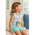 thumbnail image 2 of Bluey & Bingo Girls 2-Piece Pajama Set  Rainbow Tank Top & Shorts Sleepwear  Sizes 4, 6, 8, 10  Soft Cotton Blend, 2 of 3