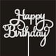 thumbnail image 4 of 10 unidades/bolsa de cartón, adorno para tarta de feliz cumpleaños en inglés, 4 of 4
