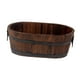 thumbnail image 5 of Maceta de madera decorativa multifuncional para macetas, macetas, cubos de flores, manualidades oval, 5 of 7