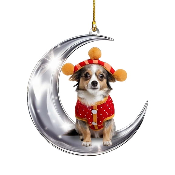 Dog Christmas Ornaments 2026 - Dog Memorial Ornaments for Christmas Tree Ornament Pet Memorial Sympathy Gifts Keepsake for Loved Ones and Pets