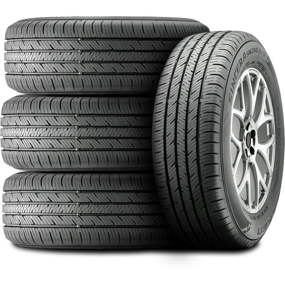 Set of 4 (FOUR) Falken Sincera SN250 A/S 205/65R16 95H All Season Tires Fits: 2016-21 Chevrolet Malibu L, 2013-17 Honda Accord LX