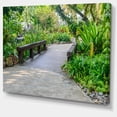 thumbnail image 2 of Sentier de Pierre Entrant dans le Jardin - Impression d'Art sur Toile Paysage, 2 of 4