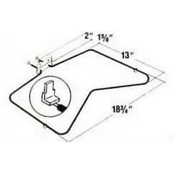 PS2195017, WPPS2195017 ELEMENT- BAKE For Whirlpool Ovev