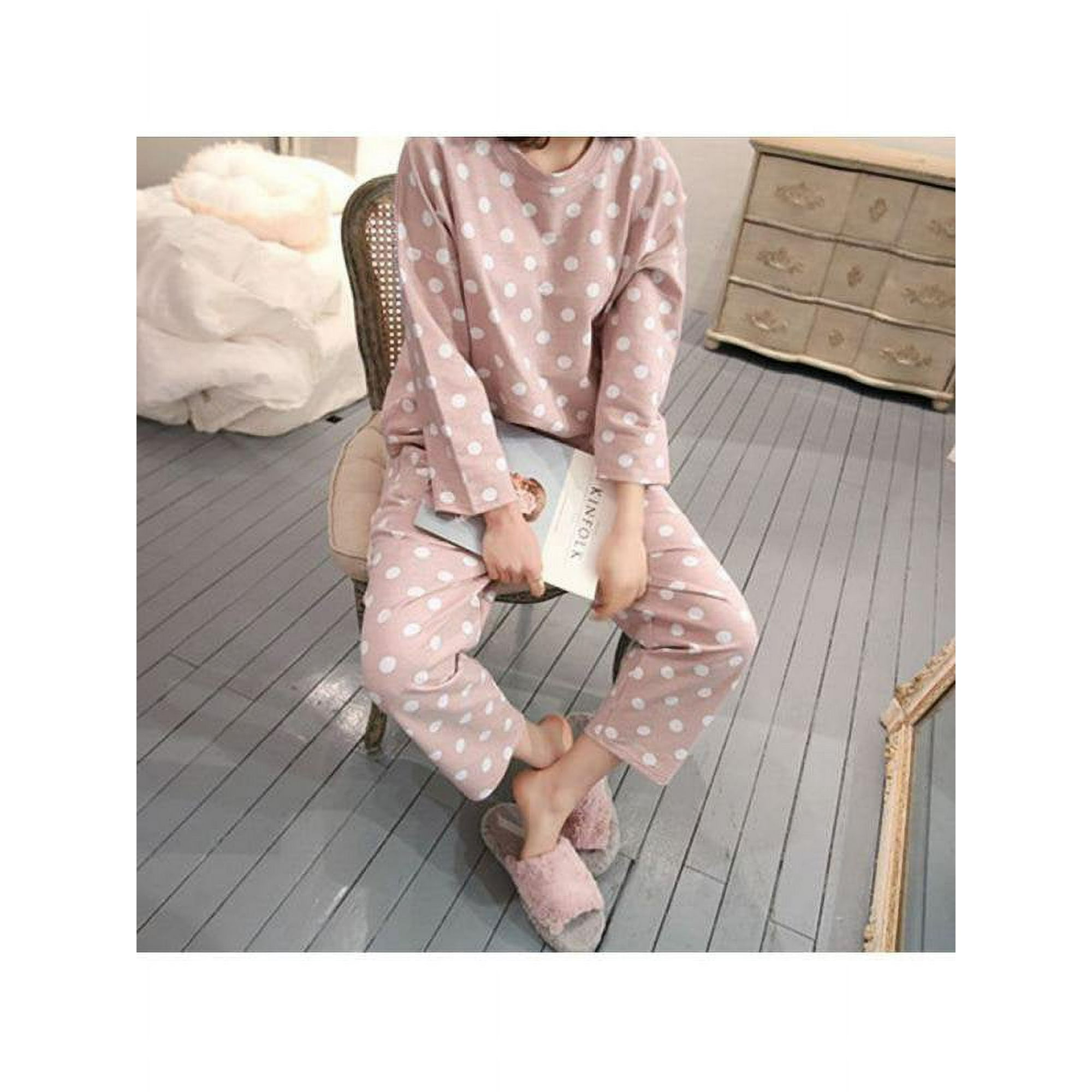 Polka dot pyjamas womens new arrivals