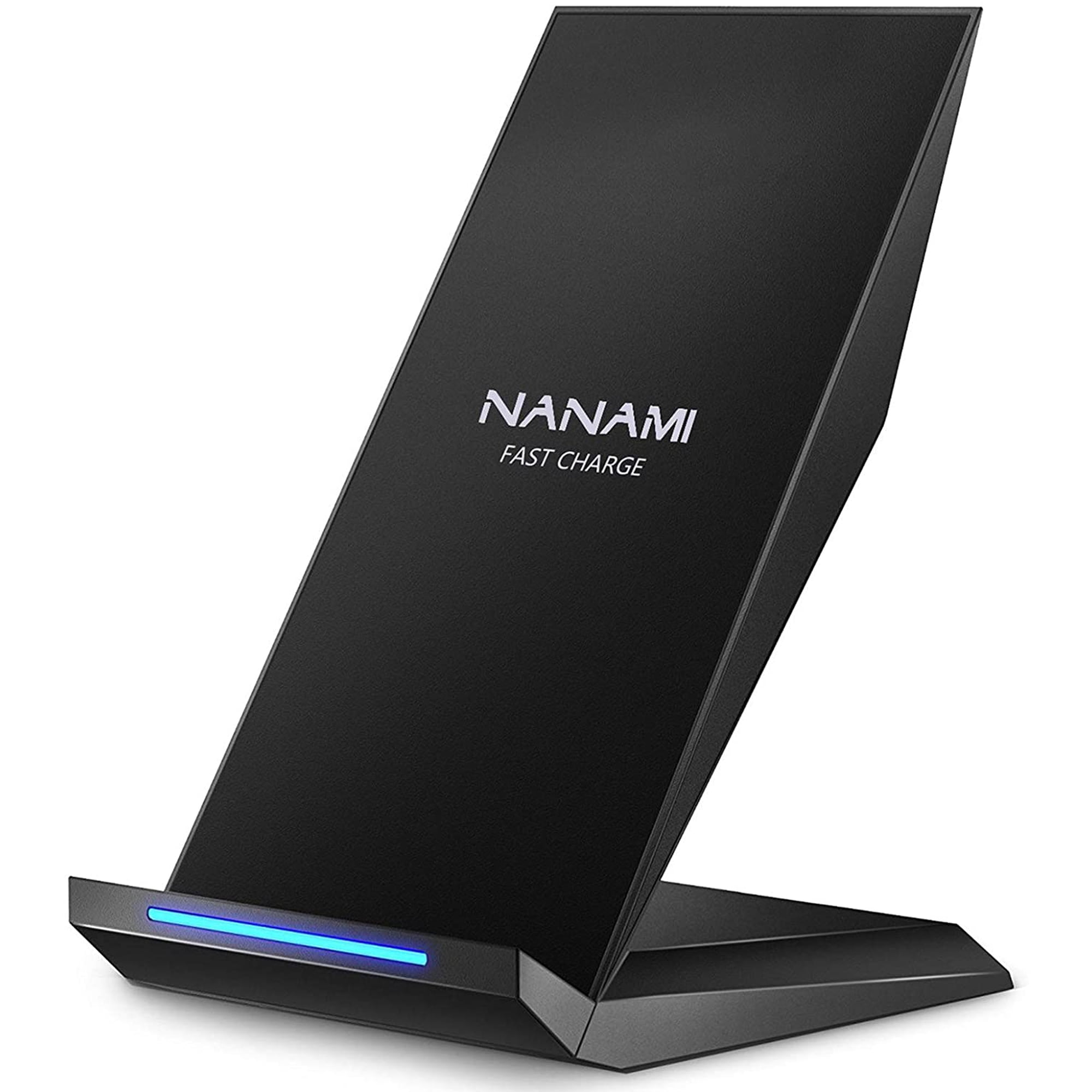 Fast Wireless Charger, Qi Certified Charging Stand Compatible iPhone 17/17 Air/16/15/15 Pro/15 Plus/15 Pro Max/14/13/12, for Samsung Galaxy S25/S24/S23/S22/S21 and Qi-Enabled Phone