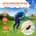 thumbnail image 2 of 10FT Geometric Climbing Dome Jungle Gym for Kids 3-10, 750LBS Weight Capacity, Easy Assembly Outdoor Backyard Play Equipment with Climbing Grips, 2 of 9