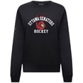 thumbnail image 2 of Women's Levelwear Black Ottawa Senators Yvette Limelight Big Letter Sweatshirt, 2 of 3