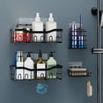 thumbnail image 6 of 2pcs Stylish and Sturdy Bathroom Shelf: Easy Install No Tools Needed Space Saver, 6 of 11