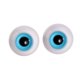 thumbnail image 2 of 2 ojos móviles grandes para muñecas (6 mm) para manualidades y manualidades. StyleB-Azul claro, 2 of 5