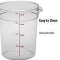 thumbnail image 5 of Recipiente de almacenamiento de alimentos Cambro redondo de 4 litros con tapa (paquete de 2), 5 of 5