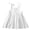 White, variant on REDARER Toddler Girls' Linen Blend Tie-Strap Dress with Lace Trim & Pleated Skirt Casual Summer Beach Outfit,6-7 Years