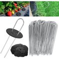 thumbnail image 2 of Juego de 50 Tarusi pentru gradina, Jormftte, 15 cm/2,5 cm, Argintiu/Negro, 2 of 6