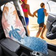 thumbnail image 3 of Bulopur Sea Turtle Front Car Seat Towel Universal Soft Breathable Seat Protector for Bohemian Non-Slip Towel for Car Decor Fit SUV Sedan Truck, 3 of 8